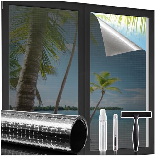 Film para ventana con privacidad y bloqueo solar miniatura 1