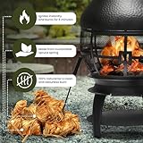 Green Olive Firewood - Wood Wool Firelighters - Pack of 24 Natural Firelighters for Wood Burners, Pizza Oven, Campfires Log Burners - BBQS Fireplace Stove Lighters - Image 5