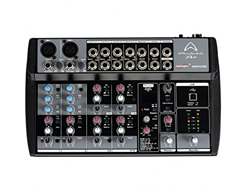  Wharfedale PRO Connect 1002 FX/USB Mixer Audio 10 canali con dsp per Karaoke, Live, Studio etc.