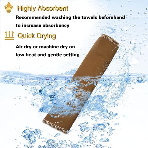 Pacote com 20 rolos de toalha de papel reutilizáveis, pano de guardanapo lavável, conjunto econômico