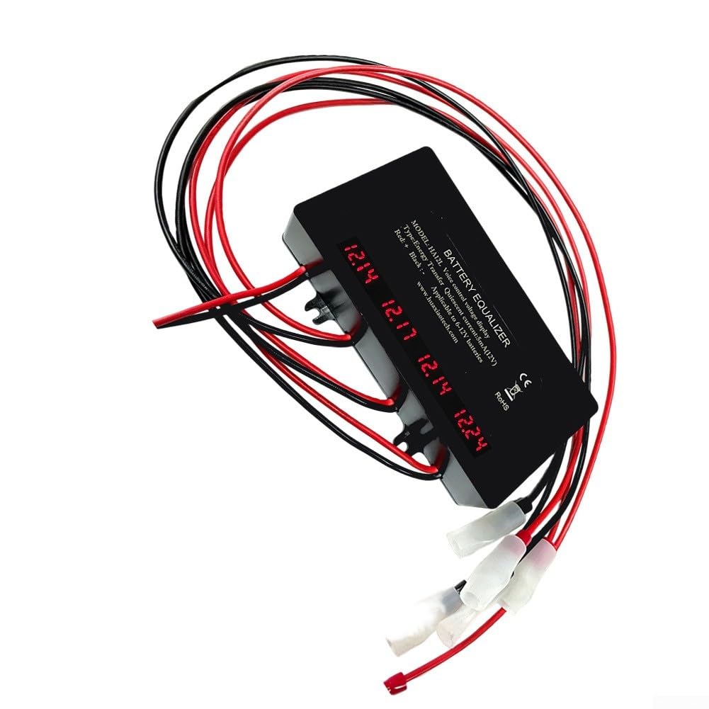 Equalizzatore attivo HA12L 48V con display di monitoraggio della tensione in tempo reale, caratteristiche di protezione robuste, classificazione IP67 per ambienti difficili