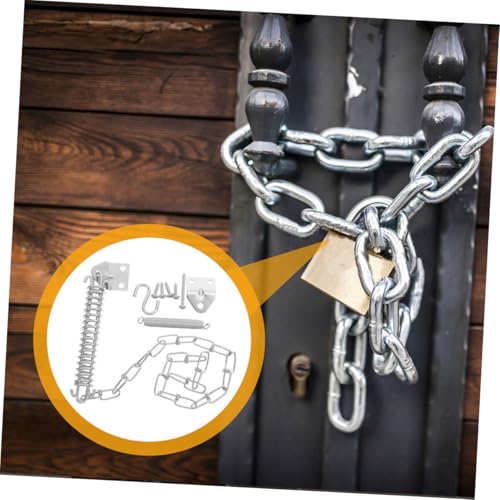 Sécurisez votre entrée avec la chaîne de porte Uonlytech acier - 6