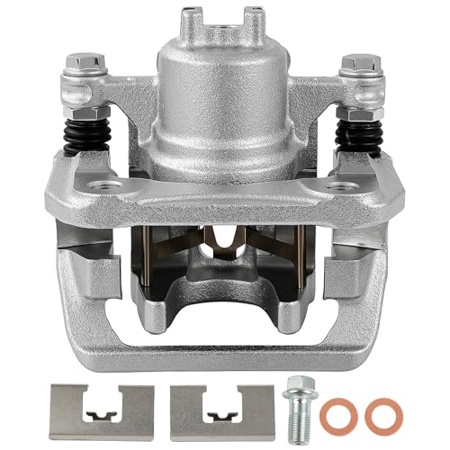 Image of SCITOO - Rear Right Disc Brake Caliper Assembly w /Bracket For Acura,For Honda Models - For Accord Crosstour 2010-2011,For CR-V 2007-2011,For RDX 2007-2012 19B2910A