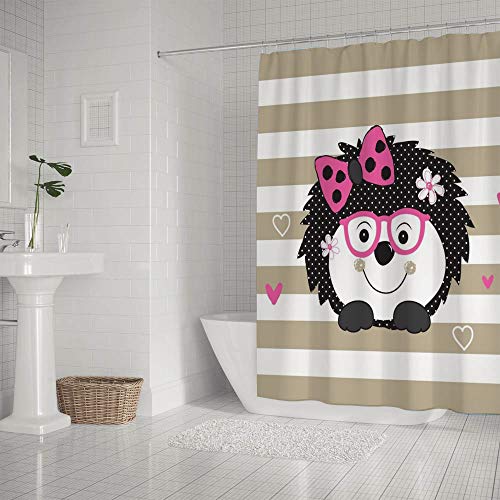 Rideau de douche imperméable en tissu polyester pour baignoire 150x180 - 3