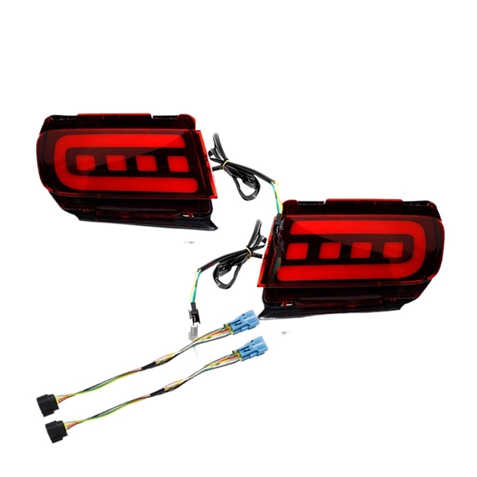 Faro Trasero Para Toyota Para Land Para Cruiser Para Prado 150 Para LC150 Reflectoras Parachoques Luces Freno Traseras Luces Antiniebla Traseras(Red Lens)