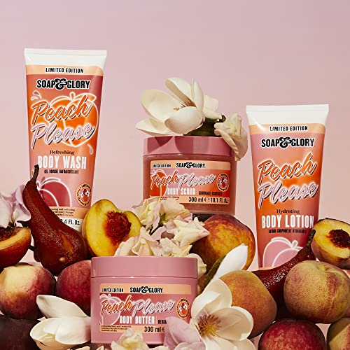 Soap & Glory Peach Please Body Lotion For Women - Vitamin E, Shea Butter, Coconut & Sweet Almond Oil Body Lotion For Dry Skin - Peach Blossom And Japanese Sweet Pea Scented Body Moisturizer (250Ml) #TOP4