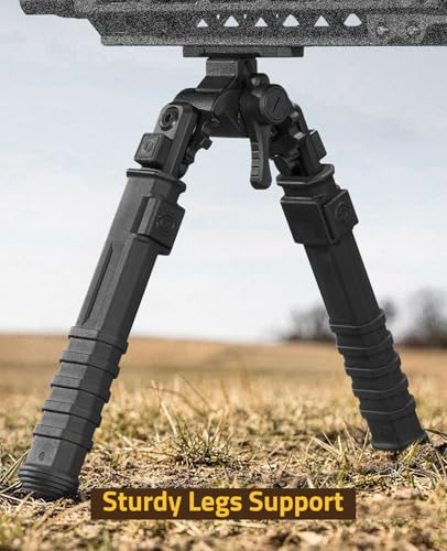 CVLIFE Rifle Bipod with Tiltable Head Sturdy Bipods for Rifles for Outdoors — view 6