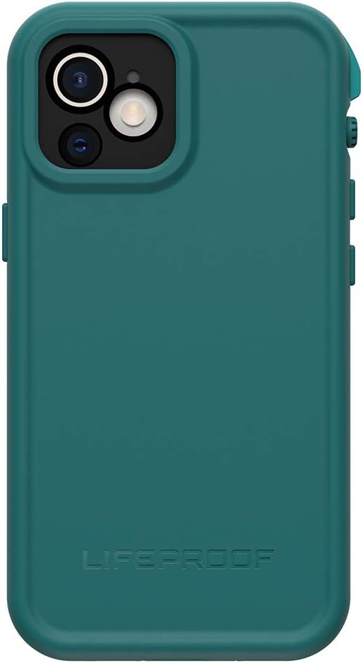 Buу 1 gеt 1 LifeProof FRĒ Series Waterproof Case for iPhone 12 Mini - FRĒE Diver (Ocean Depths/Peacock Blue)