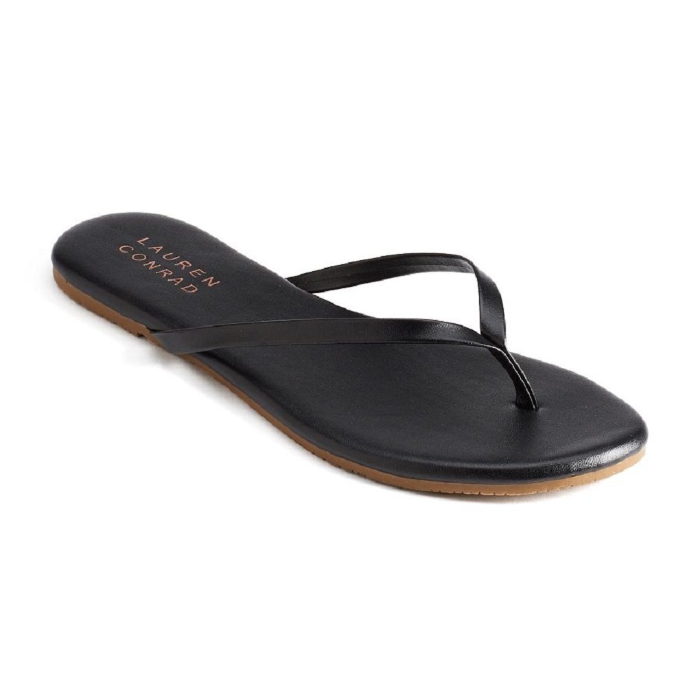 Lauren Conrad Womens Sandals Flip Flop Dress LC Sandal (8, Black) - Review, Price and Buying Guide