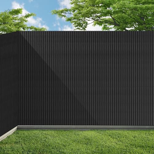 arvioo Sichtschutz, Sorgen für die Privatsphäre im Garten, PVC Sichtschutzmatte Blickdicht UV-Schutz Witterungsbeständig, Kürzbar, 15 x 0,45 mm, Sichtschutzzaun für Garten (Anthrazit, 160 x 500 cm)