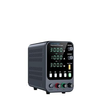 Adjustable Switching Regulated Power Supply DC Power Supply with 4-Digit LED Display 5V/3.6A USB Fast Charging with 3-Group Memory High StabilityAPS3010H 30V 10A