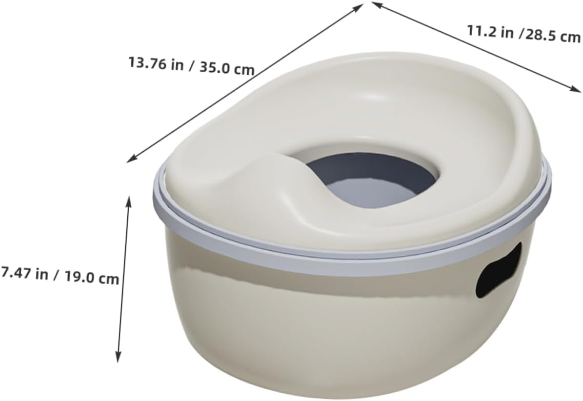 jojofuny Portable Boy Girl Training Toilet Versatile Potty Seat for Toddlers Lightweight Design for Home and Travel Easy to Use Urinal and Toilet Seat Beige