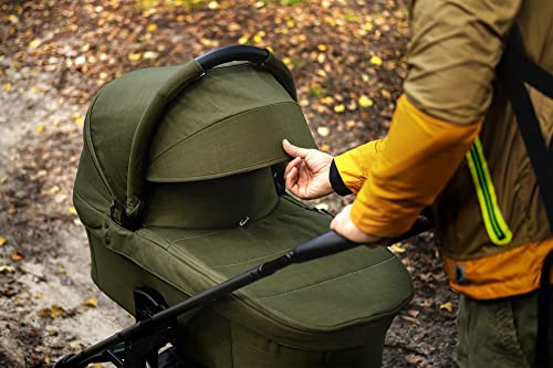 X-lander Kinderwagen 2 in 1 X-Move Komplettset Buggy Babywanne Kombikinderwagen Baby Kinderwagen mit Luftreifen Baby stroller Kinderwagen Set Gelände (Evening grey)