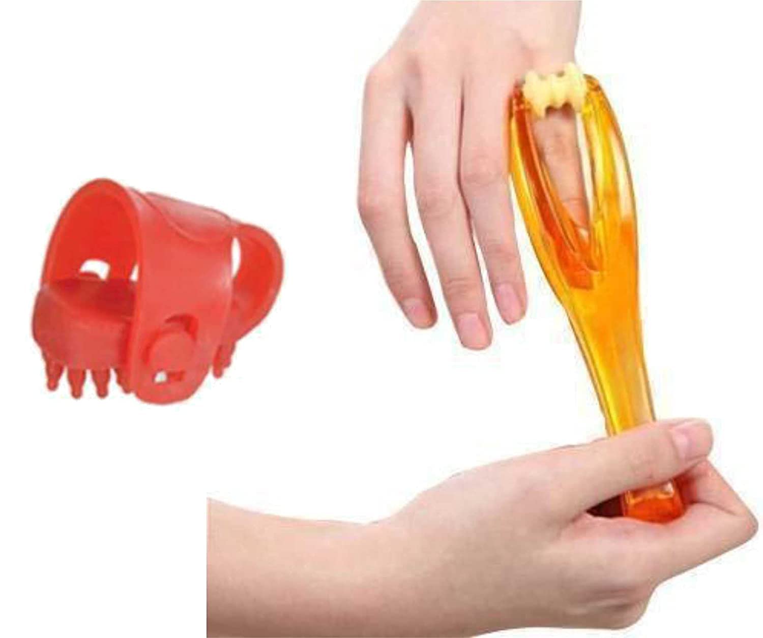 AcuHealth Acupressure Pain Relief Yubi Lax Germa 1 Finger Roller and 1 thumb pad Massager for Relieving Stress and Tension & Relaxes the Mind and Body (B09V2QGZL2) Amazon Price History, Amazon Price Tracker