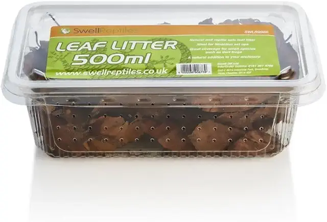 Swell Reptiles Leaf Litter - Natural Terrarium Sand for Bioactive Enclosures