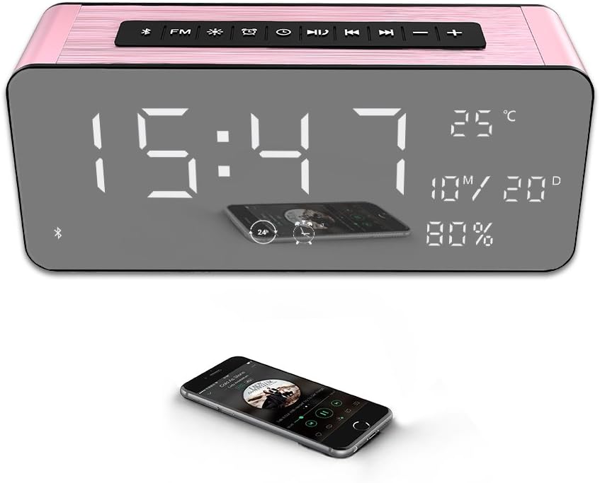 SARDiNE Bluetooth Speakers, HD 3W Mini Wireless Portable Bluetooth 4.2 Speakers with TWS Function, Metal Shell, Compact Pocket Size, for Android Devices, iPhone, iPad, iPod, etc. (Silver)