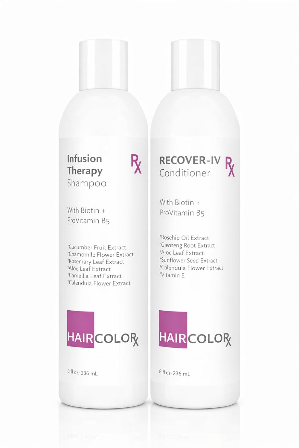 Strength + Recovery Duo – Infusion Therapy Shampoo & RECOVER-IV Conditioner for Color-Treated Hair, Hydrating & Strengthening System (2-Piece Set)
