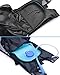 Juboury Hydration Backpack-Hydration Rucksack Bag Includes Free 2L Water Bladder for Running, Hiking, Biking, and for All Other Outdoor Sports Where You Need Water (Black)