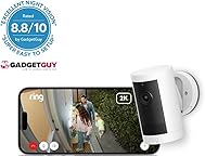 New Ring Outdoor Camera Plus Battery | DIY Wireless Outdoor Security Camera | Wide-Angle 2K Video with Ring Vision, Low-Light Sight | alternative to CCTV system I 30-day free trial of Ring Home Plan