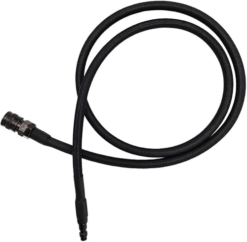 Miniatura 2 de HPA Paintball Air SLP FLEX Hose Remote Line,Lower Pressure Co2 Hose with US Foster Coupler,1/8" Industrial Interchange