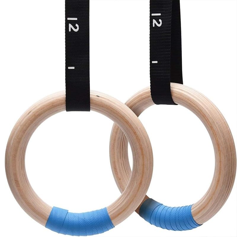 Anelli In Legno Per Calisthenics LISTHEN - Con Cinghie Regolabili, Portata 300 Kg, Per Trazioni, Dip E Allenamento A Corpo Libero - Foto 8