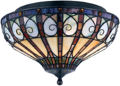 Quoizel Ava 2-Light Vintage Bronze Flush Mount Light