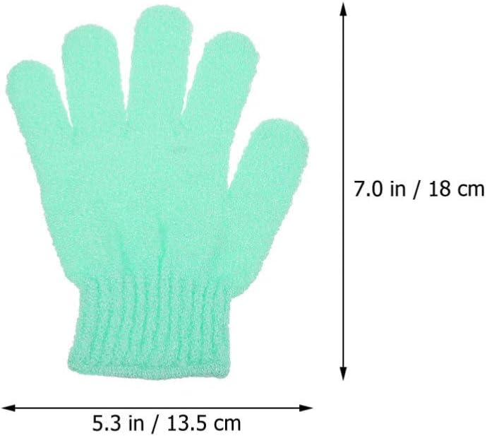 Minkissy 6Pairs Exfoliating Gloves Body Scrubber Scrubbing Glove Bath Mitts Scrubs for Shower Body Spa Massage Dead Skin Cell Remover Mixed color - Image 3