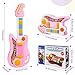 Kids Guitar, Electric Toddler Baby Music Toys for Ages 2-4 with Piano Mode Strap and Lights Child Musical Instruments Ideal for 2+ Year Old Girls Boys Birthday