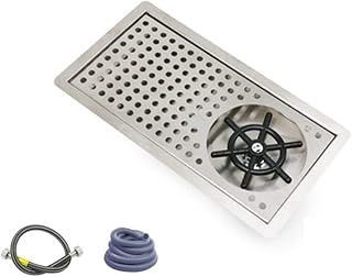 Rinser de Vidrio Automático, Lavadora de Tazas de Fregadero de Acero Inoxidable, Bandeja de Drenaje y Goteo, Accesorios for La Cocina for el Hogar del Hotel Restaurante. (Color : Style 3(33 * 18cm))