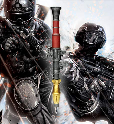 Planet Pens Bundle of Combat Grenade, RPG, Pistol Handgun, & Bullet Novelty Pens - Fun Unique Ballpoint Pens Military Writing Pens Instrument For School & Office - 4 Pack - Thumbnail 7