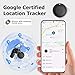 Bluetooth Tracker for Android (2Pack, Black), Works with Google Find My Device App, IP67 Waterproof, Replaceable Battery, Tracker Tag for Keys, Backpack, Suitcases, Travel and Commute
