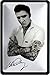 Produktbild Elvis Presley Tattoo 20x30 Blechschild 343