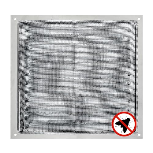 DEMLOU Grille de Ventilation Aluminium 20 x 20 cm avec Filet. – vue 5