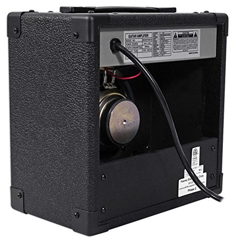 Peavey Backstage 10w Combo Guitar Amplifier w/ 8\" Speaker+2 Switchable Channels Bundle with Rockville RCGT20B 20\' 1/4\'\' TS to 1/4\'\' TS Instrument Cable-Black 100% Copper - Thumbnail 6