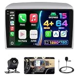 Inefala [4+64G] Android 15 Autoradio per Lancia Ypsilon 2006-2011 con 9'' Incell Touchscreen,Stereo con Wireless CarPlay Android Auto,Radio Auto con BT GPS WiFi RDS/FM EQ SWC MIC Telecamera di Backup