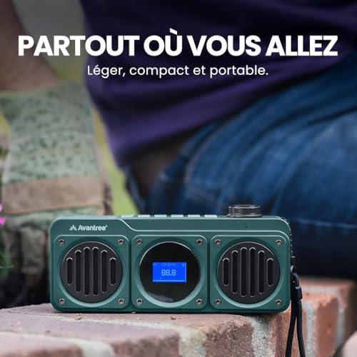 Enceinte Bluetooth 14W volume élevé et radio FM stéréo