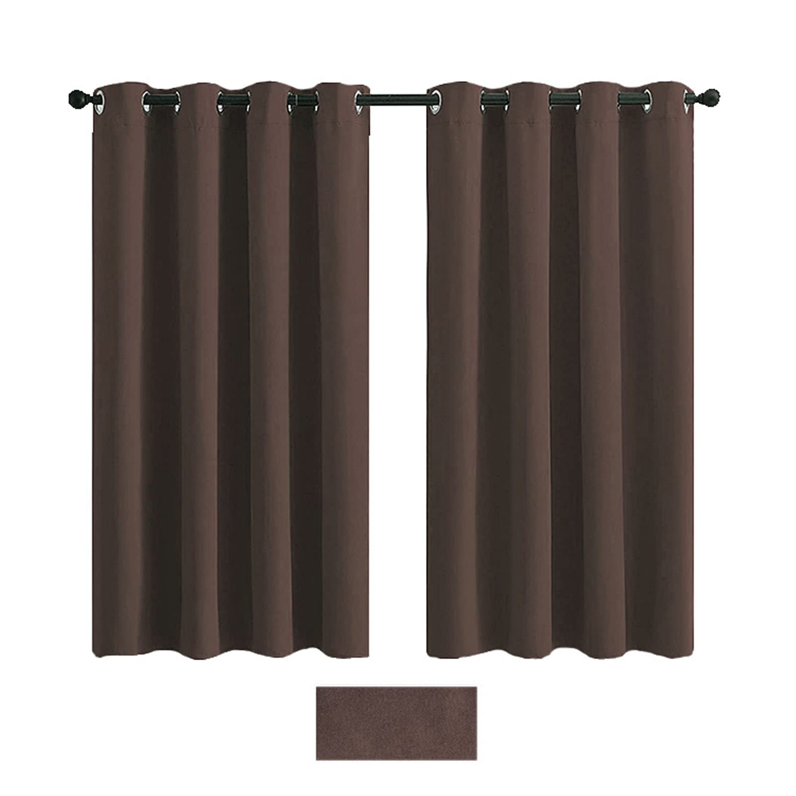 Zasłony zewnętrzne Dostosowany rozmiar, zasłona przeciwdeszczowa łatwa do zainstalowania z oczkami przeciwutleniającymi przez ganek Gazebo Garden Door (W134*H213cm-8 sztuk, C14)