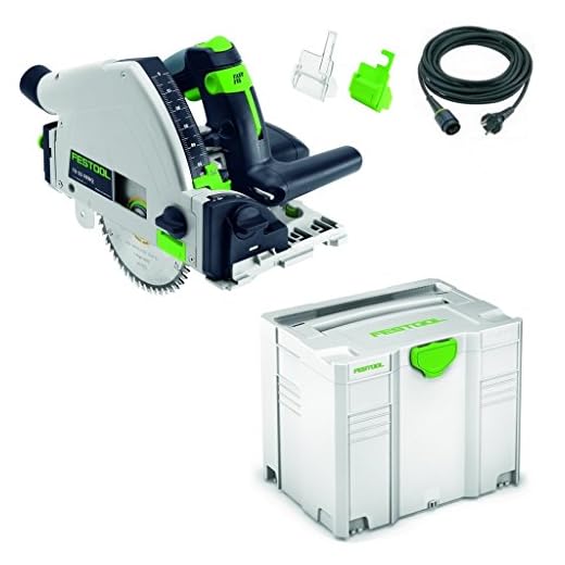 Festool 561551 TS 55 R dyksåg med elektrottonik, blå/vit