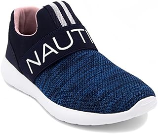 Nautica Women Fashion Slip-On Sneaker Jogger Comfort Running Shoes-CANVEY-Navy-8