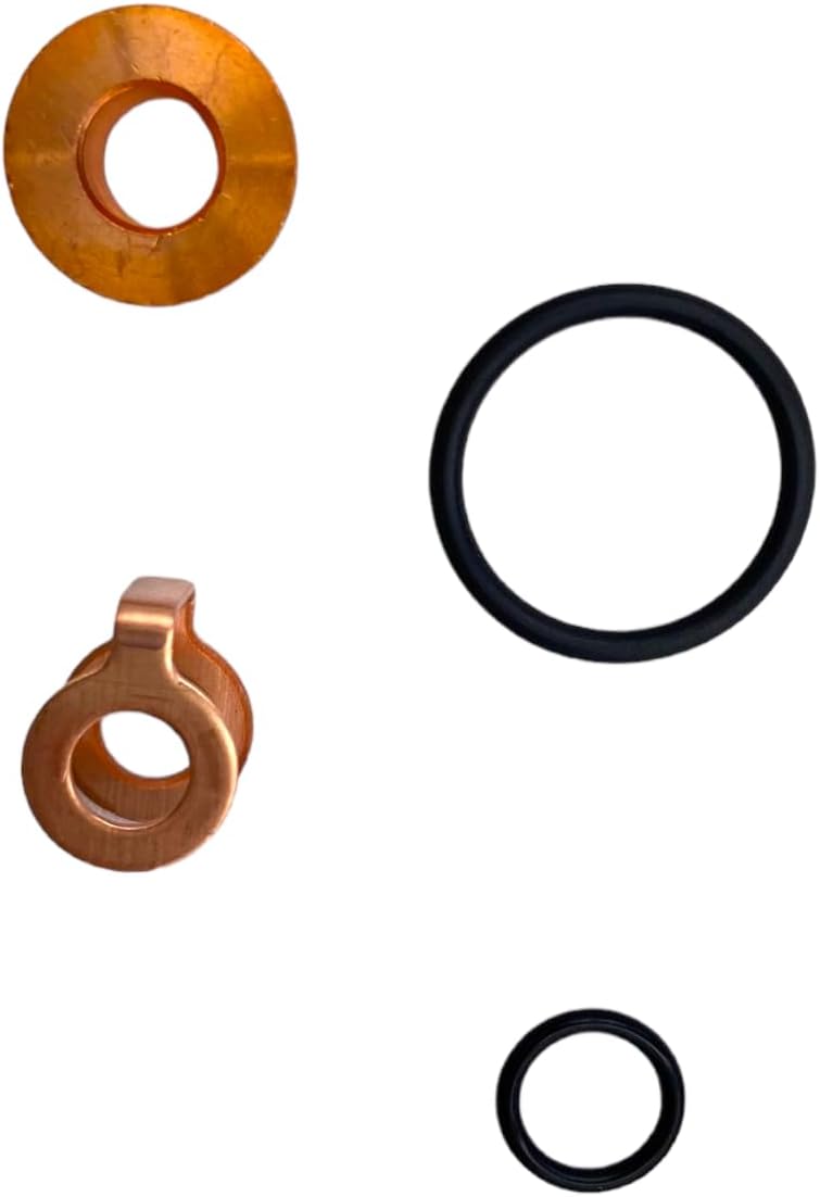 Injector Installation Kit | Fuel Injector Seal & Gasket Kit | for Isuzu NPR, NPR-HD, NQR, NRR | 4HK1 5.2L (2004-2007)