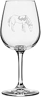 Vista 83 de Abaco Barb Body Horse - Copa de vino grabada multiusos (12.75 onzas)