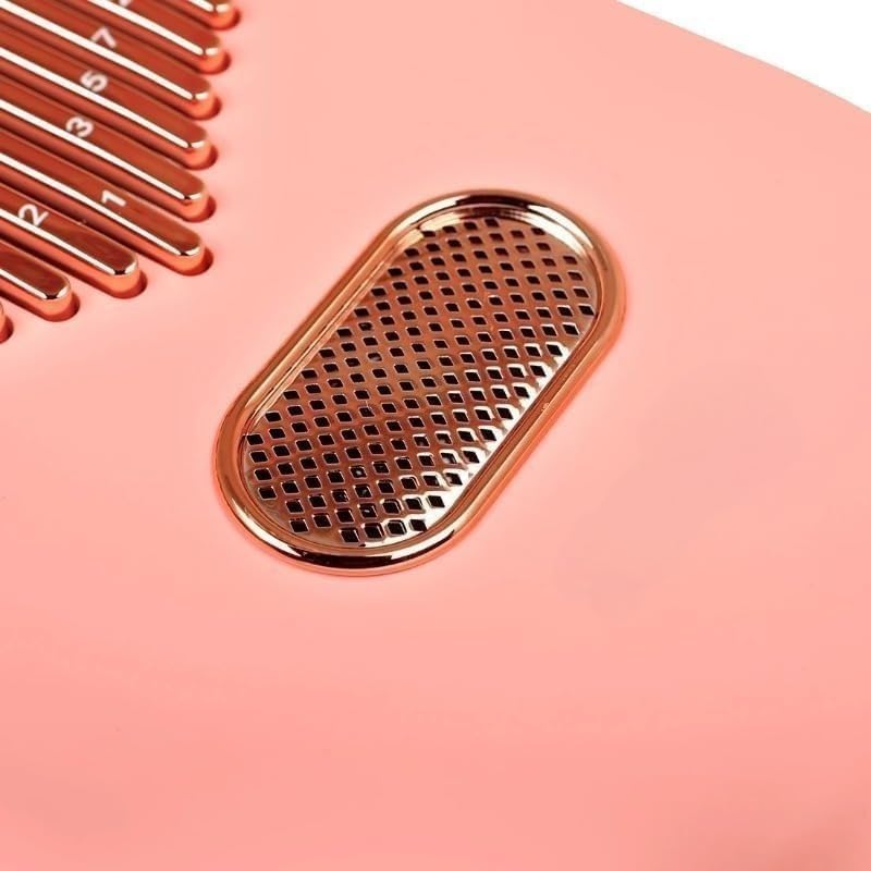 17 Key Electric Kalimba Thumb Piano Bluetooth Mbira Mahogany Body Built in Pickup Portable Finger Piano Instrument for Practice Recording Travel Acoustic Performance Pink