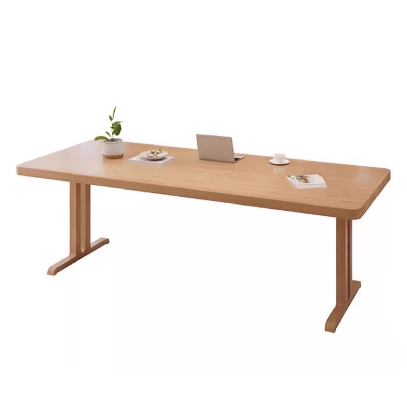 Acrittura Tavolo da pranzo rettangolare semplice con scrivania in legno(XL)