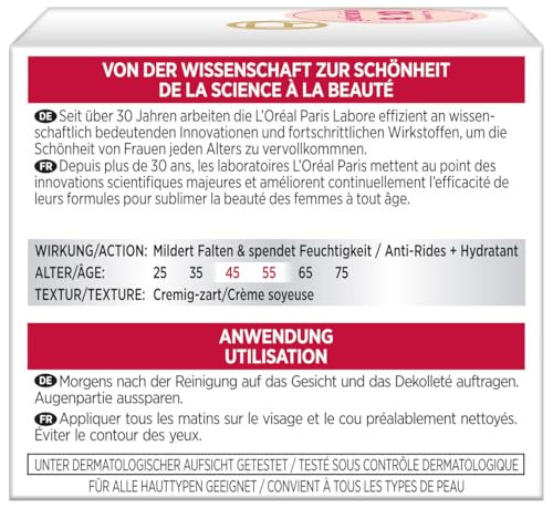 L'Oréal Paris Feuchtigkeitspflege für das Gesicht, Anti-Aging Creme zur Minderung von Falten mit Retino Peptiden… – Ansicht 7