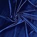 TRULY a Royal BLUE Stretch Velvet Fabric 60" Sold By The Yard GREAT hand