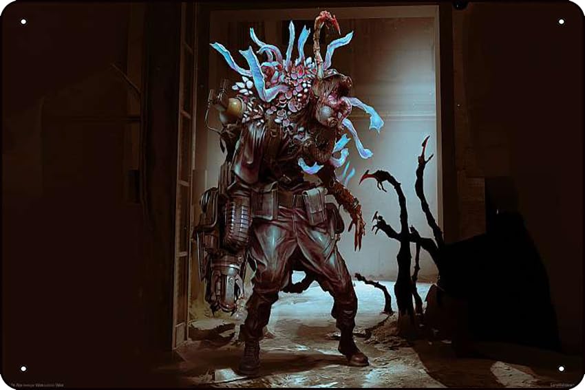 Half-Life Alyx Game - Décoration murale en métal vintage - 20,3 x 30,5 cm