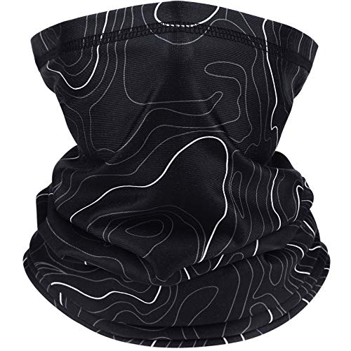 HASAGEI Colsjaal voor dames en heren, fleece, multifunctionele doek, anti-uv-loopsjaal, colsjaal, nekwarmer, veelzijdig, elastisch, bandana voor hardlopen, klimmen en fietsen