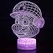 Produktbild 3D LED Lampe Nachtlicht, CKW 7 Farben Wählbar Dimmbare Touch Schalter Nachtlampe für Kinder Weihnachten Geburtstag beste Geschenk Spielzeug (Mario 1)
