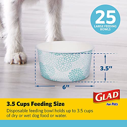 Tigelas descartáveis para alimentação para cães