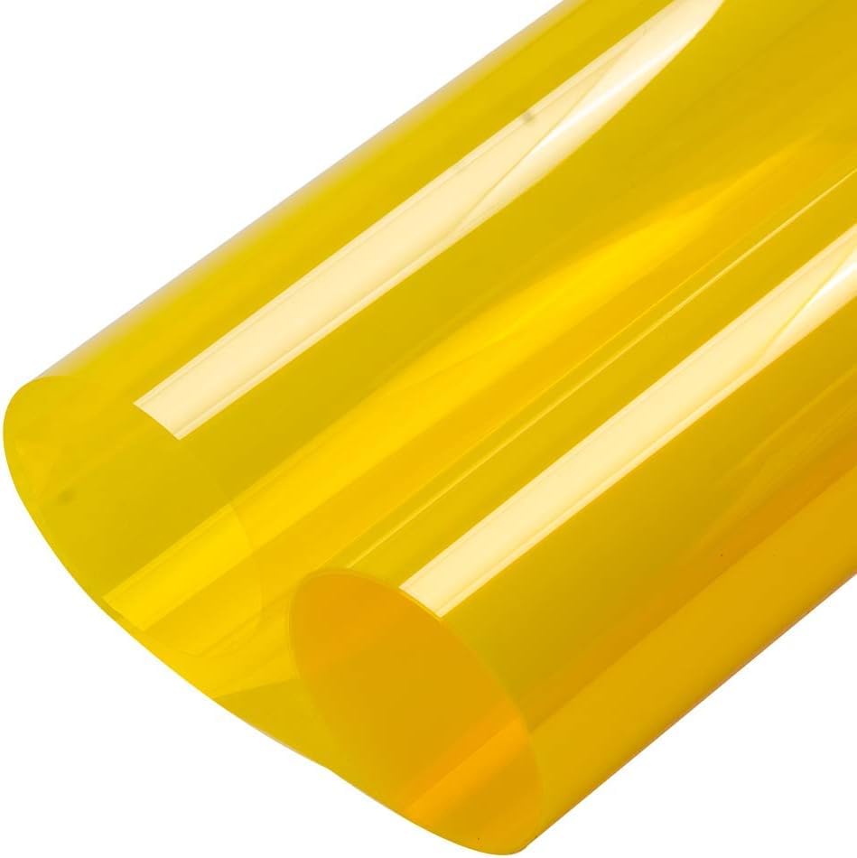 HOMSUN Colored Window Film Clear Decorative Glass Tint Sun Blocking Heat Control Self Adhesive Window Tint (24 X 120 Inch, Yellow) (B0CP2H8JW1) Amazon Price History, Amazon Price Tracker